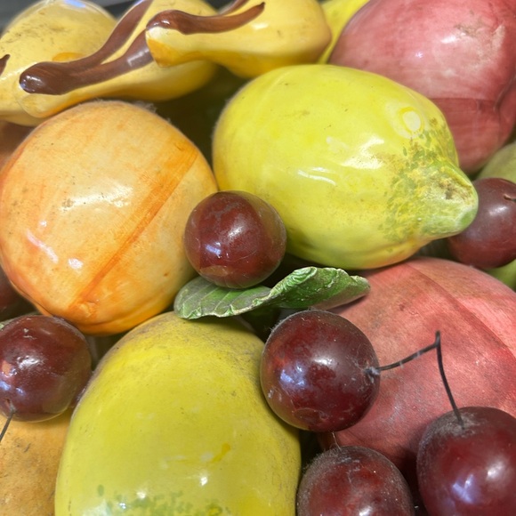 Vintage Colorful Ceramic Fruit Centerpiece - Picture 2 of 4